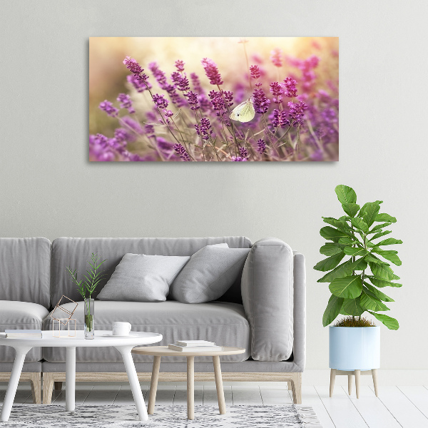 Cuadro canvas con impresión uv duradera horizontal Lavanda