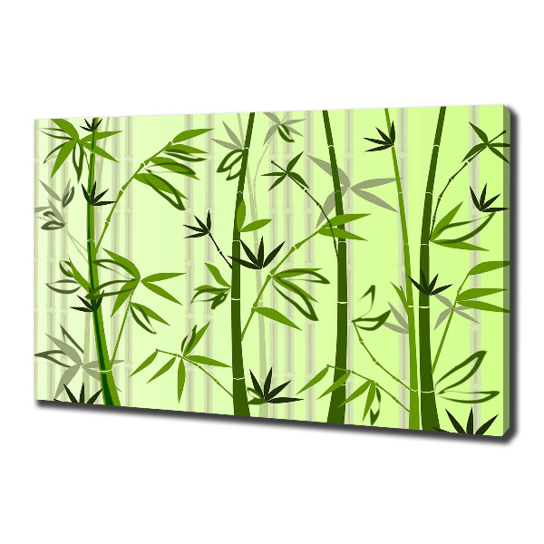 Fotocuadro en lienzo de alta calidad horizontal Bambú