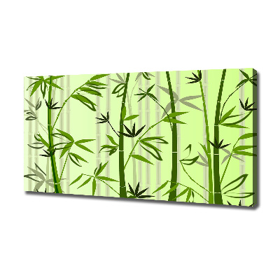 Fotocuadro en lienzo de alta calidad horizontal Bambú