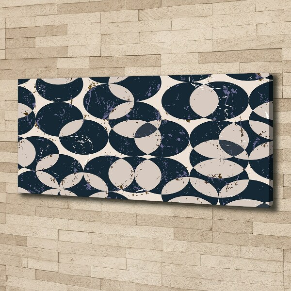 Cuadro canvas moderno de gran formato horizontal Fondo geométrico