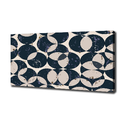 Cuadro canvas moderno de gran formato horizontal Fondo geométrico