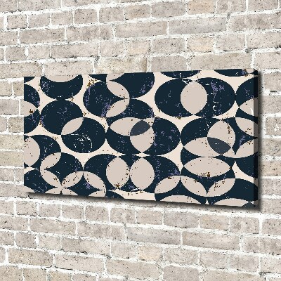 Cuadro canvas moderno de gran formato horizontal Fondo geométrico