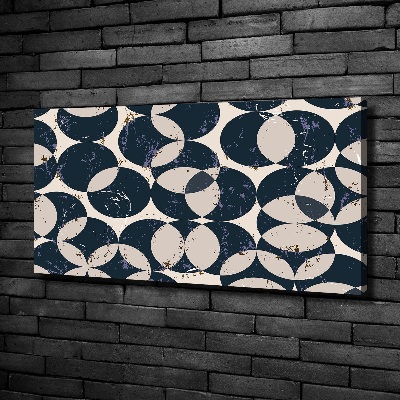 Cuadro canvas moderno de gran formato horizontal Fondo geométrico