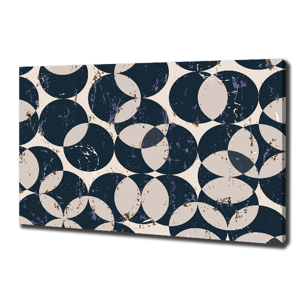 Cuadro canvas moderno de gran formato horizontal Fondo geométrico