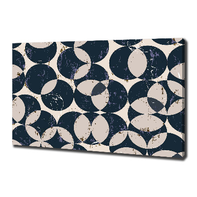 Cuadro canvas moderno de gran formato horizontal Fondo geométrico