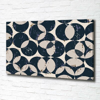 Cuadro canvas moderno de gran formato horizontal Fondo geométrico