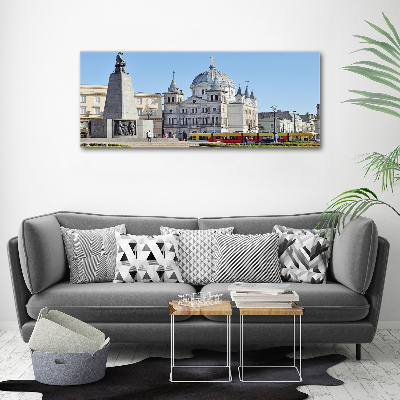 Cuadro canvas con impresión uv duradera horizontal Plaza de la Libertad de Łódź