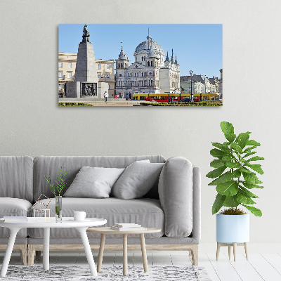 Cuadro canvas con impresión uv duradera horizontal Plaza de la Libertad de Łódź