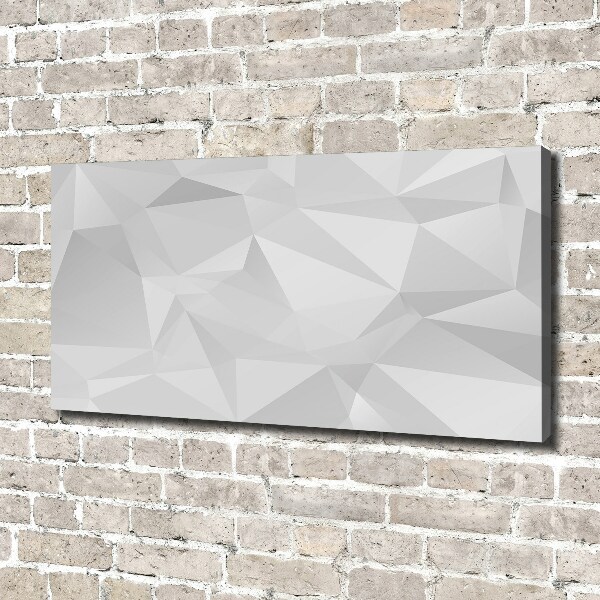 Fotocuadro en lienzo de alta calidad horizontal Triángulos abstractos