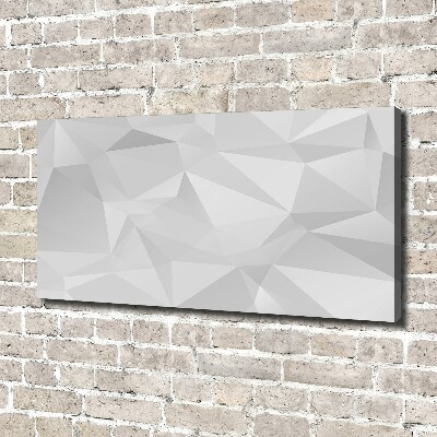 Fotocuadro en lienzo de alta calidad horizontal Triángulos abstractos