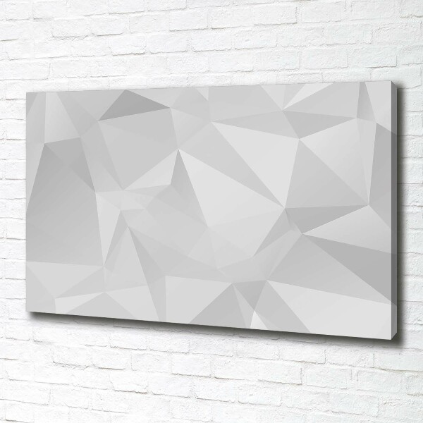 Fotocuadro en lienzo de alta calidad horizontal Triángulos abstractos