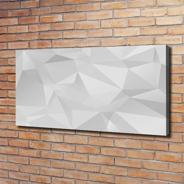 Fotocuadro en lienzo de alta calidad horizontal Triángulos abstractos
