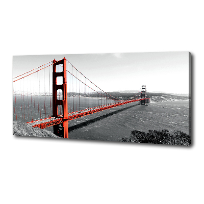 Fotocuadro en lienzo de alta calidad horizontal Puente de San Francisco