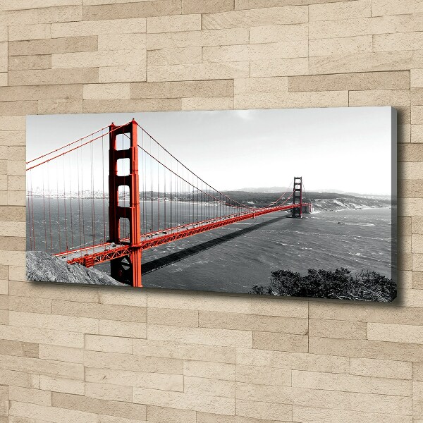 Fotocuadro en lienzo de alta calidad horizontal Puente de San Francisco