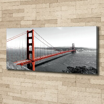 Fotocuadro en lienzo de alta calidad horizontal Puente de San Francisco