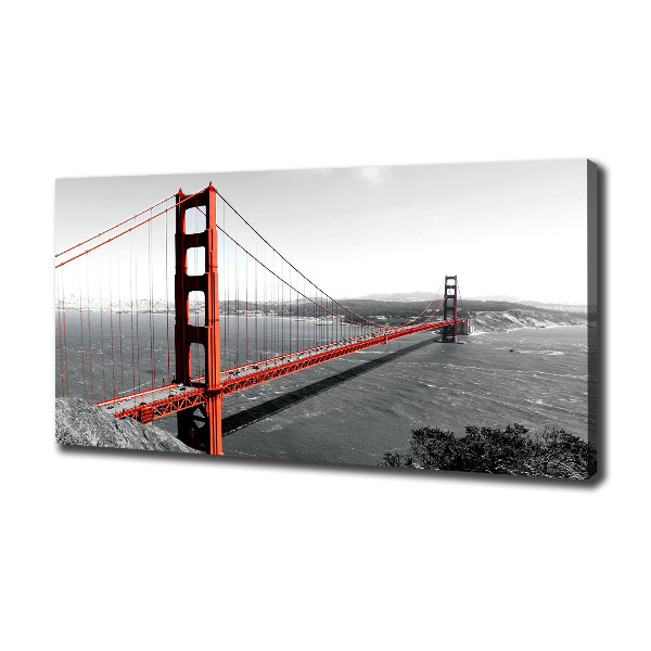 Fotocuadro en lienzo de alta calidad horizontal Puente de San Francisco