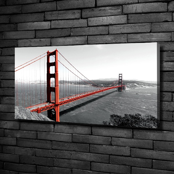 Fotocuadro en lienzo de alta calidad horizontal Puente de San Francisco