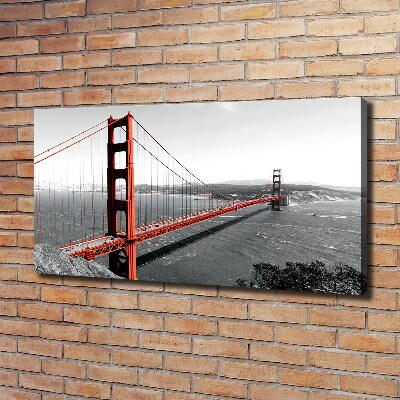 Fotocuadro en lienzo de alta calidad horizontal Puente de San Francisco