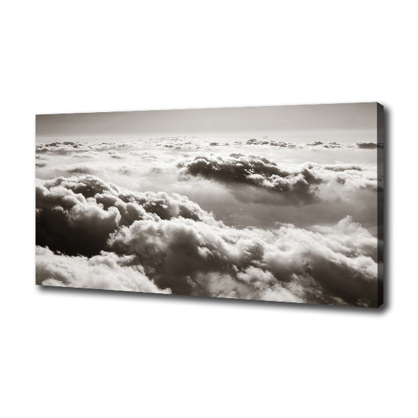 Foto en lienzo con acabado profesional horizontal Nubes a vista de pájaro