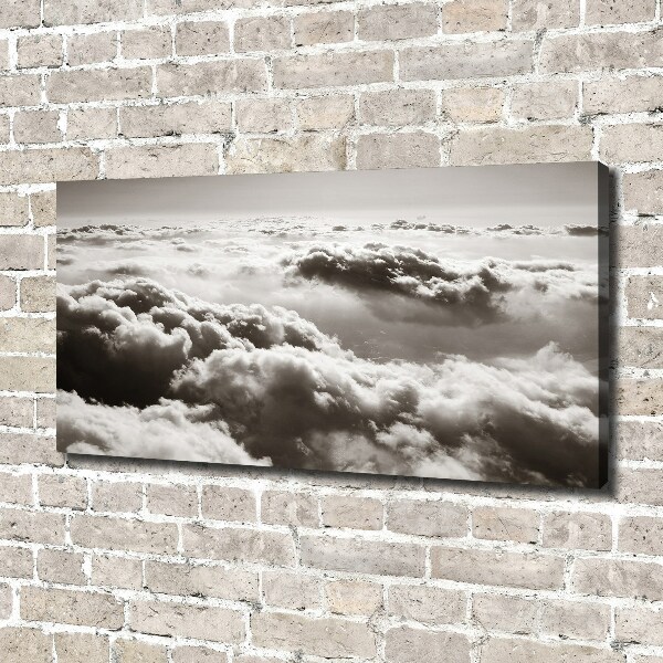 Foto en lienzo con acabado profesional horizontal Nubes a vista de pájaro