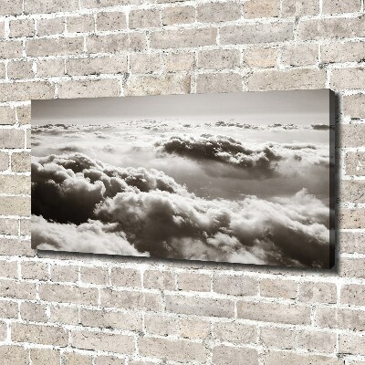 Foto en lienzo con acabado profesional horizontal Nubes a vista de pájaro