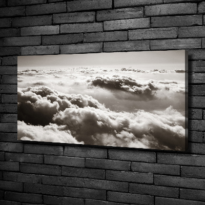 Foto en lienzo con acabado profesional horizontal Nubes a vista de pájaro