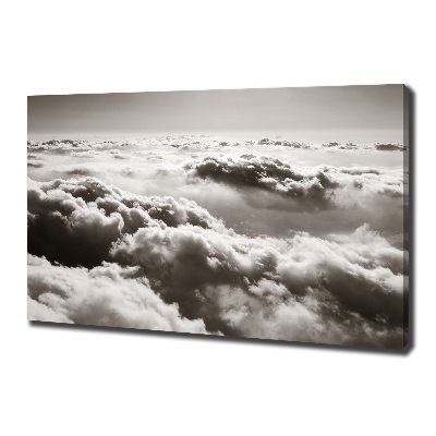 Foto en lienzo con acabado profesional horizontal Nubes a vista de pájaro