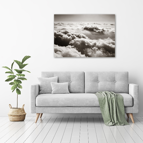 Foto en lienzo con acabado profesional horizontal Nubes a vista de pájaro