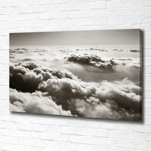 Foto en lienzo con acabado profesional horizontal Nubes a vista de pájaro