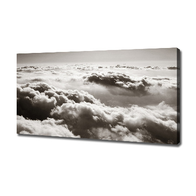 Foto en lienzo con acabado profesional horizontal Nubes a vista de pájaro