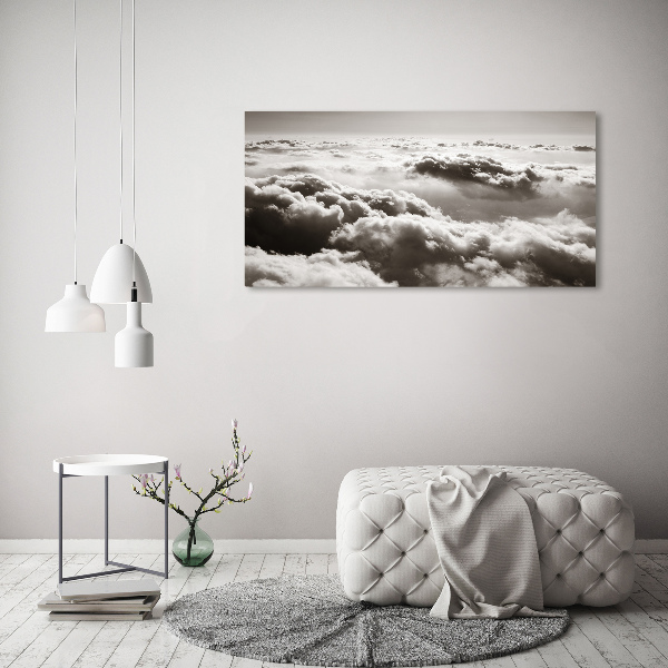 Foto en lienzo con acabado profesional horizontal Nubes a vista de pájaro