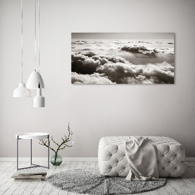 Foto en lienzo con acabado profesional horizontal Nubes a vista de pájaro