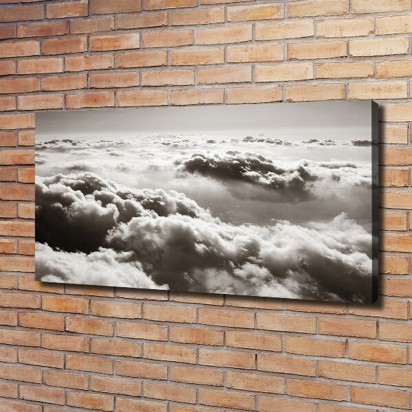 Foto en lienzo con acabado profesional horizontal Nubes a vista de pájaro
