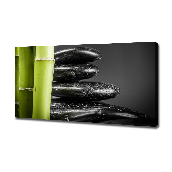 Cuadro canvas con impresión uv duradera horizontal Bambú