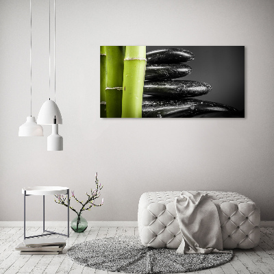 Cuadro canvas con impresión uv duradera horizontal Bambú
