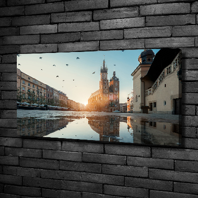 Fotocuadro en lienzo de alta calidad horizontal Cracovia, Polonia