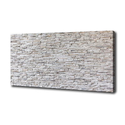 Cuadro canvas con impresión uv duradera horizontal Muro de piedra