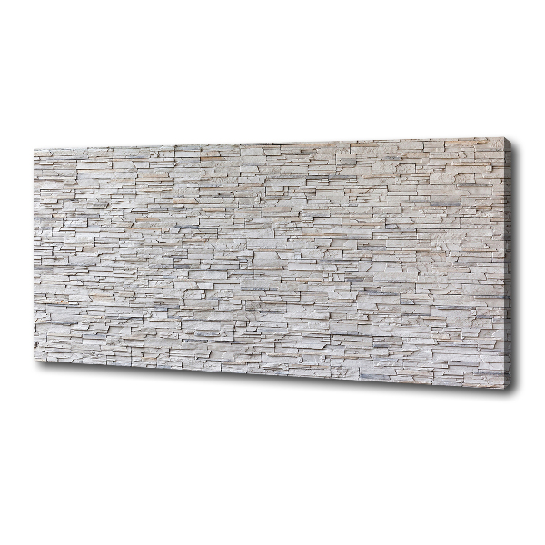 Cuadro canvas con impresión uv duradera horizontal Muro de piedra
