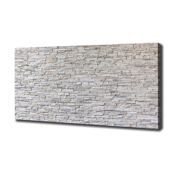 Cuadro canvas con impresión uv duradera horizontal Muro de piedra