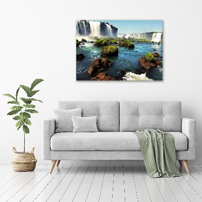Fotocuadro en lienzo de alta calidad horizontal Cascada de Igazu