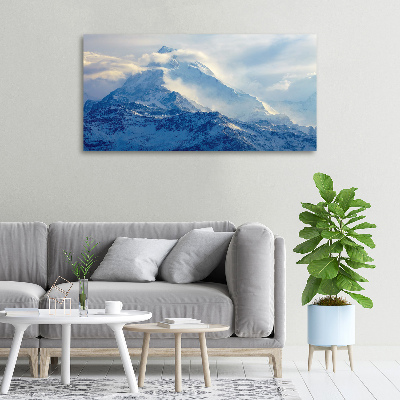 Cuadro canvas con impresión uv duradera horizontal Pico de montaña