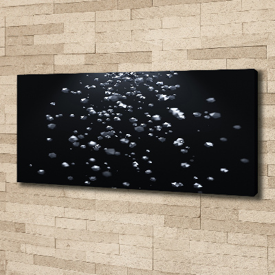 Cuadro canvas moderno de gran formato horizontal Abstracción 3D