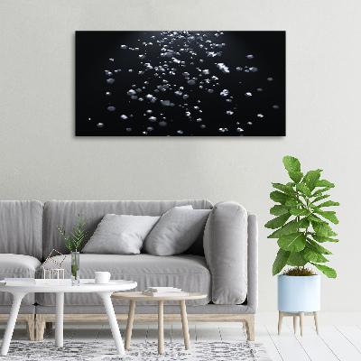 Cuadro canvas moderno de gran formato horizontal Abstracción 3D