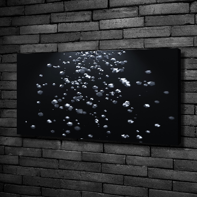 Cuadro canvas moderno de gran formato horizontal Abstracción 3D