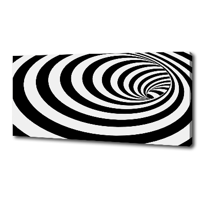 Foto en lienzo con acabado profesional horizontal Espiral rayada