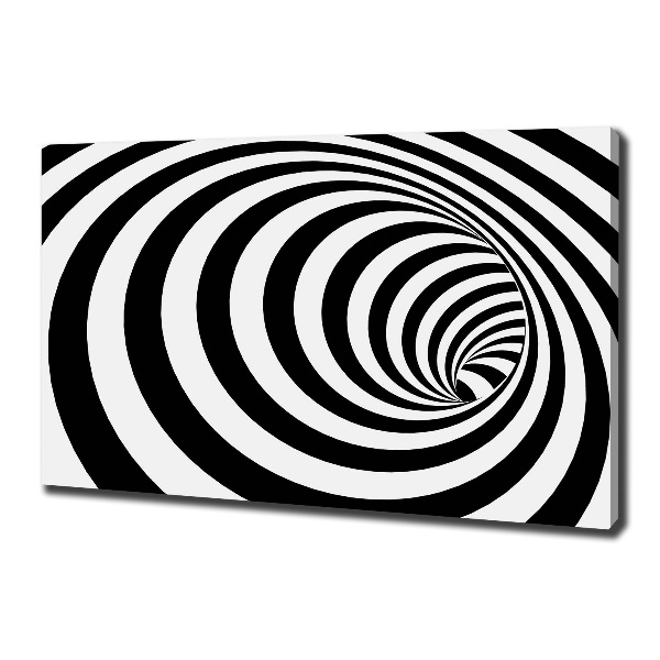Foto en lienzo con acabado profesional horizontal Espiral rayada