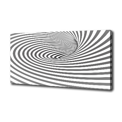 Fotocuadro en lienzo de alta calidad horizontal Espiral rayada