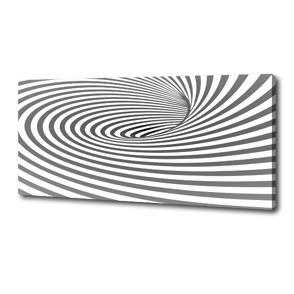 Fotocuadro en lienzo de alta calidad horizontal Espiral rayada