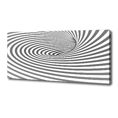 Fotocuadro en lienzo de alta calidad horizontal Espiral rayada