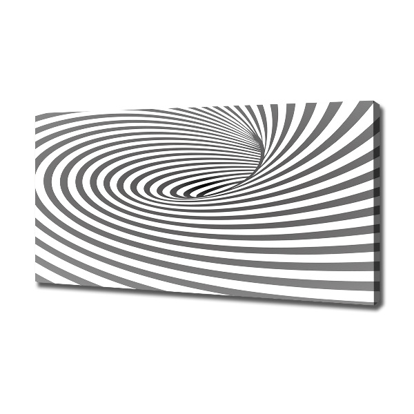 Fotocuadro en lienzo de alta calidad horizontal Espiral rayada